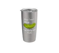 Penser sur les cornichons drôle dire légume Gobelet isotherme en acier inoxydable double paroi