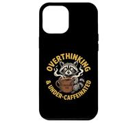 Penser trop et sous caféiné Amateur de café anxieux Coque pour iPhone 12 Pro Max