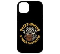 Penser trop et sous caféiné Amateur de café anxieux Coque pour iPhone 14 Plus