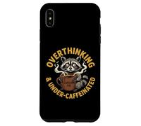 Penser trop et sous caféiné Amateur de café anxieux Coque pour iPhone XS Max