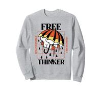 Penseur Libre (déclaration de Complot et Graphique de Tatouage) Sweatshirt