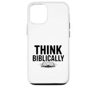 Pensez à la Foi chrétienne bibliquement inspirante Coque pour iPhone 12/12 Pro