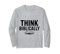 Pensez à la Foi chrétienne bibliquement inspirante Manche Longue