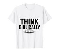 Pensez à la Foi chrétienne bibliquement inspirante T-Shirt Graphique avec Valeur
