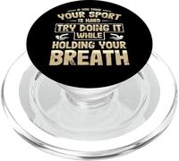 Pensez à Votre Sport avec ardeur, Faites-Le en Maintenant Votre Souffle en équipe de Natation PopSockets PopGrip pour MagSafe