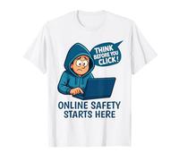 Pensez Avant de cliquer - Sensibilisation à la cybersécurité T-Shirt