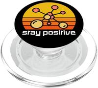 Pensez comme Un Proton, Restez Positif, drôle, Restez Positif Science PopSockets PopGrip pour MagSafe