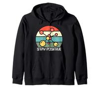 Pensez comme Un Proton, Restez Positif, drôle, Restez Positif Science Sweat à Capuche