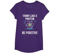 Pensez comme Un Proton Soyez Positif Physique quantique Nerd T-Shirt