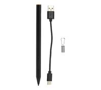 Penshaur 4096 Pensitivité de Pression pour Pavilion x360, Stylet inclinable MPP 2.0 Rechargeable pour Spectre et Envie Ordinkops (Noir)