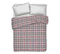 PENSIERI DELICATI Couvre-lit Double 260 x 280 cm, Drap Simple 100% Coton Pique, idéal comme Drap d'ameublement, Couverture de lit 2 Places, Fantaisie Ben Taupe 100% fabriqué en Italie