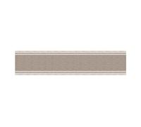 PENSIERI DELICATI Tapis 52 x 100 cm, fabriqué en Coton et PVC, fabriqué en Italie, Tapis Lavable en Machine à 40 °, Motif Lin Beige