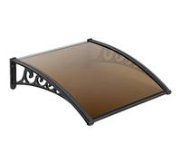 Pensilina per finestra, Porta, 31x78 pollici, tenda da Sole per Porta trasparente, copertura in policarbonato, Porta d'ingresso, tenda da Sole per Patio, protezione UV, Pioggia, Neve, Luce s