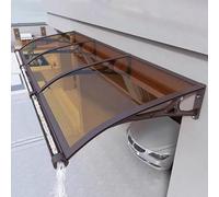 Pensilina per Porta, pensiline per finestra, pensilina esterna in policarbonato per ingresso Porta, pensilina per Porta d'ingresso, pensilina per Patio, protezione UV Pioggia Neve Luce Solar