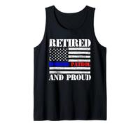 Pension de retraite Retired Border Patrol And Proud Débardeur
