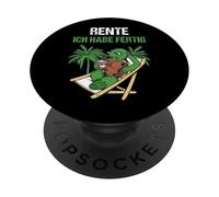 Pensionierung Rente Ich Habe Fertig Rente PopSockets PopGrip Adhésif