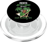 Pensionierung Rente Jetzt Die Party Erst Richtig Los Rente PopSockets PopGrip pour MagSafe