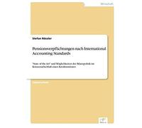 Pensionsverpflichtungen Nach International Accounting Standards