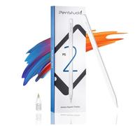 Penstudio Stylet pour Apple iPad avec support de charge sans fil - Meilleure alternative au stylet Apple 2ème et 1ère génération - Rejet de la paume, sensibilité à l'inclinaison, raccourcis