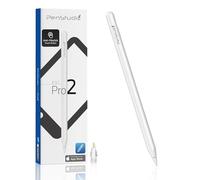 Penstudio Stylet PS1-Pro2 pour iPad 2018-2024 - Alternative au stylet Apple avec charge rapide USB-C - Sensibilité à l'inclinaison, rejet de la paume - Bouton latéral programmable - Embouts durables