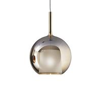PENTA LIGHT lampe à suspension GLO MAXI (Ø 55 cm / 4 ever miroir - verre et métal)