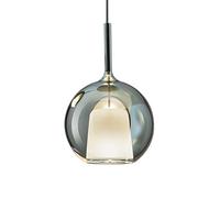 PENTA LIGHT lampe à suspension GLO MAXI (Ø 55 cm / Vert miroir - verre et métal)