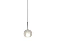 PENTA LIGHT lampe à suspension GLO (Petite Ø 13 cm / Transparent - verre et métal)