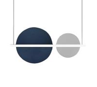 PENTA LIGHT lampe à suspension HANG OUT DOUBLE BLUE FONCÉ ET GRIS Dimmer DALI