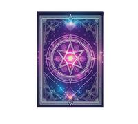 Pentacles Tarot Drapeaux de Jardin Décoratifs Bannières Extérieur pour Décoration de Terrasse 28 x 40 cm Double Face