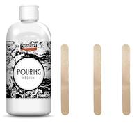 Pentacolor Pouring Medium, fluide acrylique liquide, transparent, liquide de coulage acrylique, 500 ml