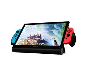 PENTACT Écran portable 11,6" avec batterie mobile dédiée pour Switch Tpye-C/HDMI/Touch Panel/PS5/XBOX/PC/Smartphone PTG-01