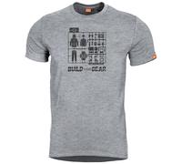 T-Shirt Ageron "Build Your Gear" Pentagon - Grey L