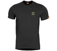 Pentagon Ageron T-shirt Eagle Imprimé Hommes Haut Coton Poids léger Noir