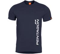 Pentagon Homme Ageron T-Shirt Vertical Midnight Blue Taille M