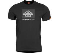 T-Shirt Ageron Parallel Pentagon - Black 3XL
