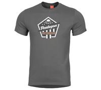 Pentagon Ageron Victorious T-Shirt Homme Graphic Top à Manches Courtes Wolf Grey
