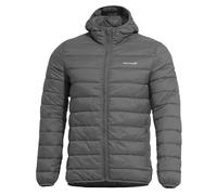 Pentagon Aurora Puffer Veste Hommes Compressible Encapuchonné Isolé Cinder Grey