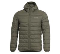 Pentagon Aurora Puffer Veste Hommes Compressible Encapuchonné Nylon RAL 7013