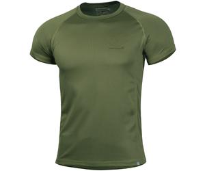 Pentagon Corps Choc T-Shirt Armée Militaire Gym Sport Outdoor Haut Vert Olive