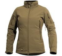 Pentagon Femmes Artaxes Veste Capot Tactique Coquille Souple Manteau Coyote