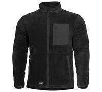 Pentagon Grizzly Sweatshirt Zippé Sur Toute La Longueur Chaleureux Toison Noir