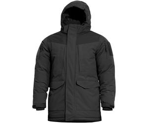 Pentagon HCP Parka Hommes Hiver Chasse Imperméable Chaud Capuche Manteau Noir