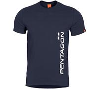 Pentagon Homme Ageron T-Shirt Vertical Midnight Blue Taille S