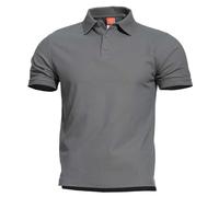 Pentagon Hommes Aniketos Polo T-Shirt Wolf Gris Taille 3XL