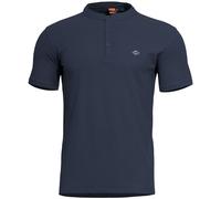 Pentagon Levantes Henley T-Shirt Homme Airsoft Chemise Polo Gym Course Navy Blue