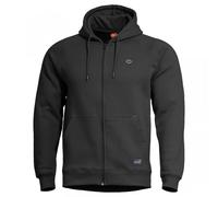 Pentagon Phaeton Sweat Zippé Intégral Confort Coutures Plates Capuche Noir