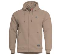 Pentagon Phaeton Sweatshirt à Capuche Zippé Chaleureux Pêche Paintball Tan Brown