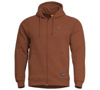 Pentagon Phaeton Sweatshirt à Capuche Zippé Chaleureux Travailler Maroon Red