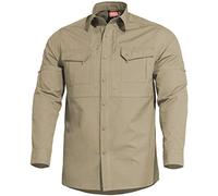 Pentagon Chemise Plato Tactique Homme – Manches longues, séchage respirant – Kaki Taille XXL