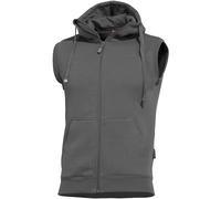 Pentagon Thespis Pull Gilet Capuche Cavalier Sans Manches Chaud Hommes Wolf Grey